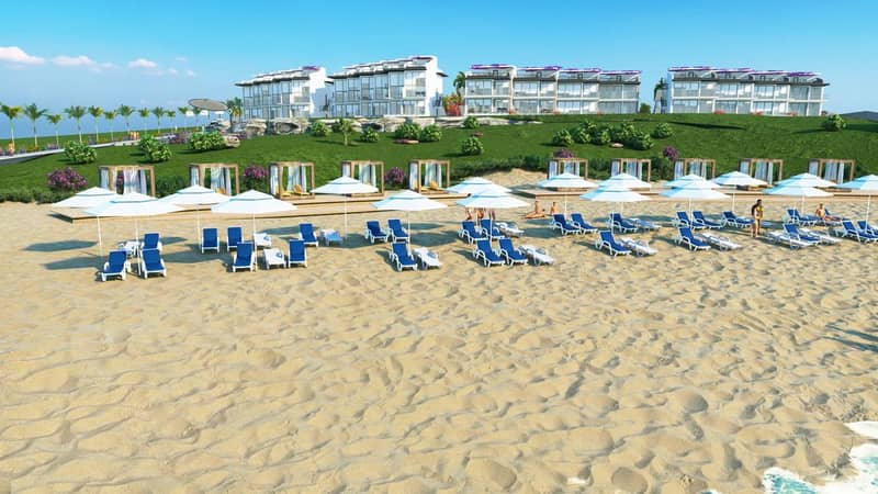 Complex of Spacious Apartments in an Excellent Location on the Beachfront in Esentepe (001498) — photo 18