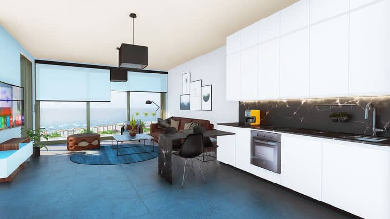 Complex of Spacious Apartments in an Excellent Location on the Beachfront in Esentepe (001498) — photo 24