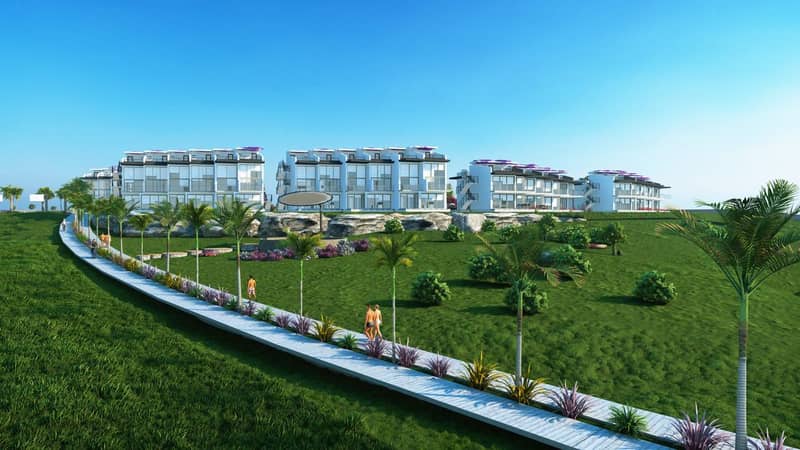 Complex of Spacious Apartments in an Excellent Location on the Beachfront in Esentepe (001498) — photo 7