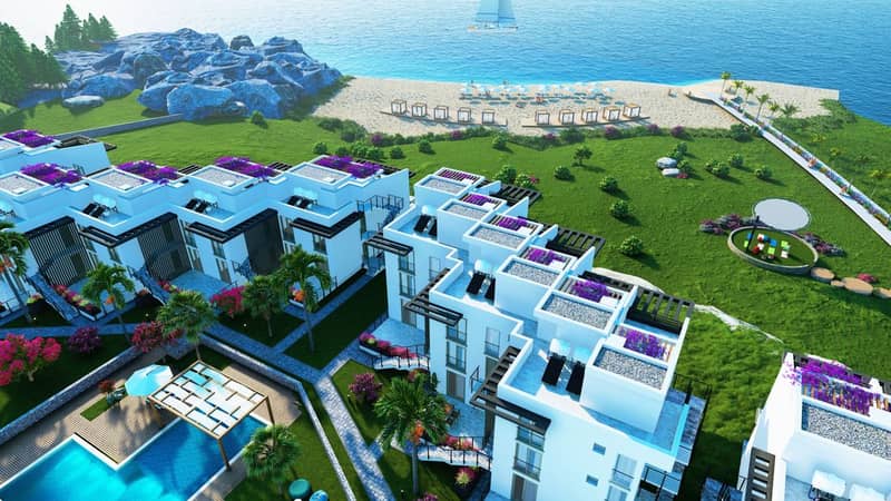 Complex of Spacious Apartments in an Excellent Location on the Beachfront in Esentepe (001498) — photo 14