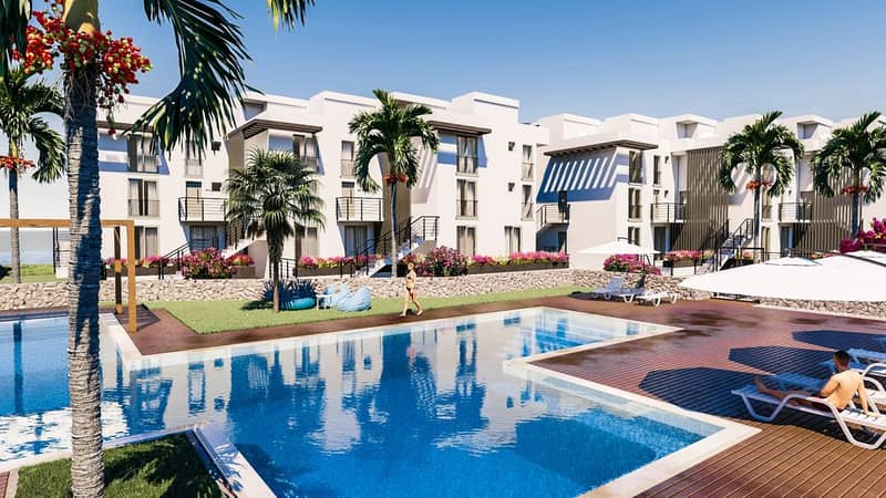 Complex of Spacious Apartments in an Excellent Location on the Beachfront in Esentepe (001498) — photo 2