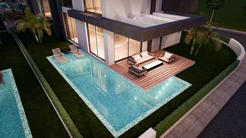 Modern complex of spacious villas in Yenibogaziçi area (001316) — photo 13