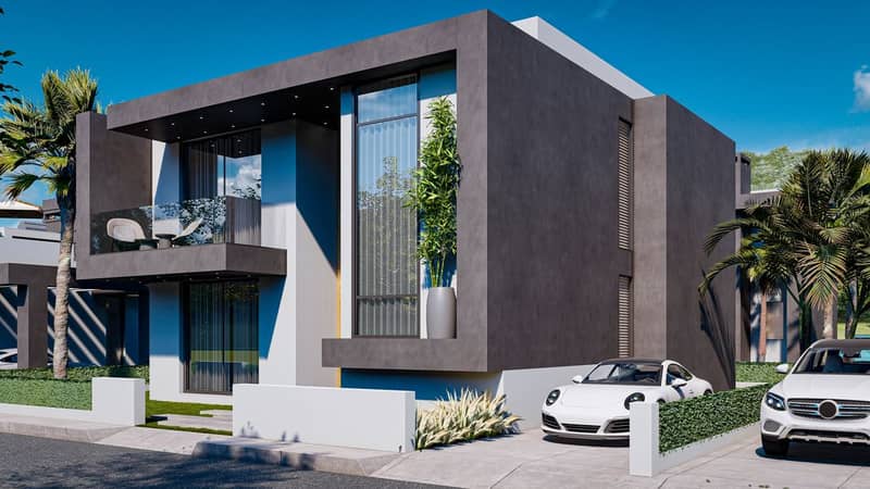 Modern complex of spacious villas in Yenibogaziçi area (001316) — photo 4