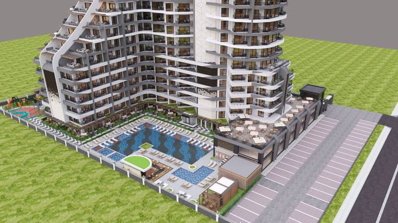 Elegant Apartment Complex in Lefke, in the Beautiful Güzelyurt Area (02305) — photo 8