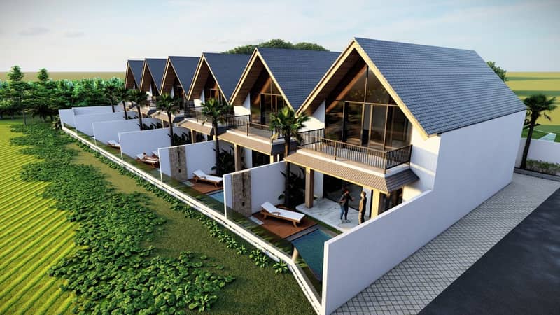 Modern Complex of 6 Townhouses on Bali (005368) — photo 2