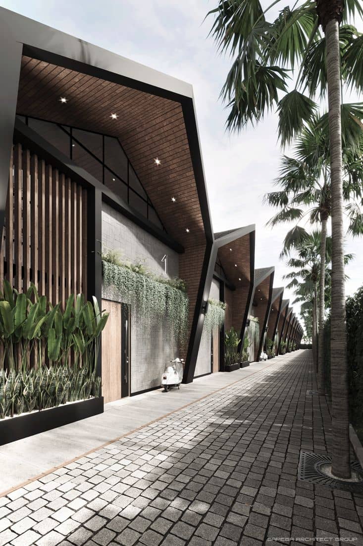 Townhouse Complex with Individual Pools in Canggu Area (006133) — photo 4