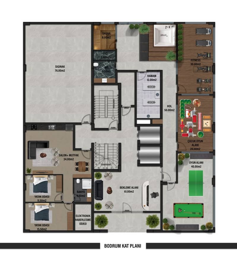 Apartments in a Residential Complex in the Developing Güller Pinarı District (00756) — photo 32