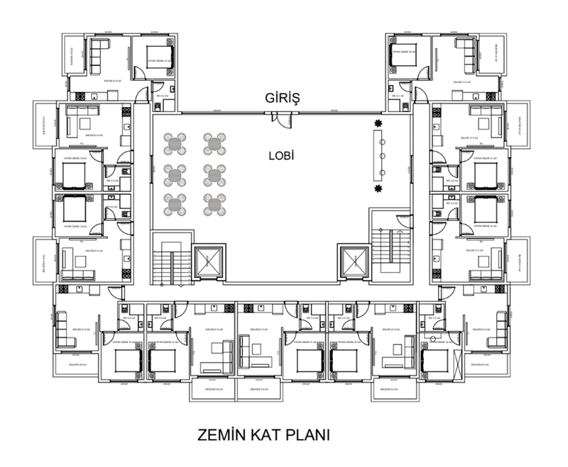 Cozy 1-bedroom Apartment in Residential Complex Under Construction in Gazipasha (31100) — photo 3