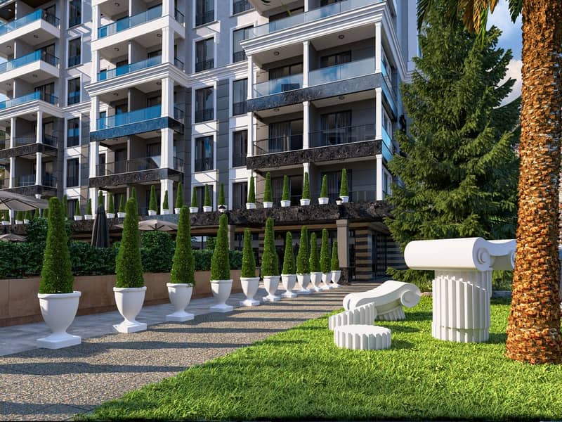 Spacious Apartment in Residential Complex in Central Alanya (34500) — photo 5