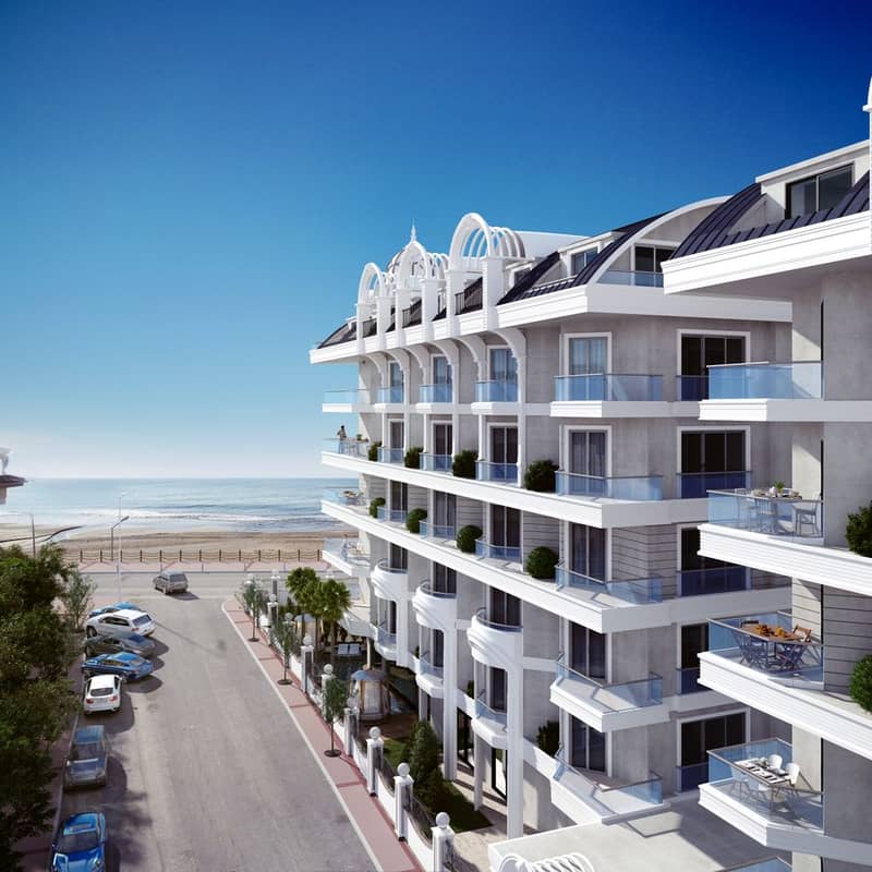Excellent Apartment with Sea View in Completed Complex in Oba Area (34800) — photo 2