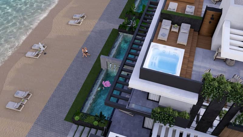 Шикарные виллы класса люкс в районе Искеле (014120) — фото 28