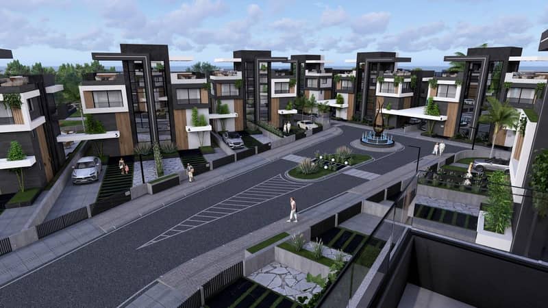 Шикарные виллы класса люкс в районе Искеле (014120) — фото 25