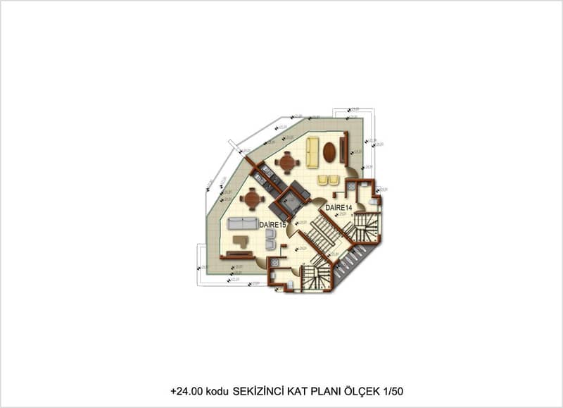 Spacious Apartment in the Most Prestigious Area of Kyrenia (005521) — photo 13