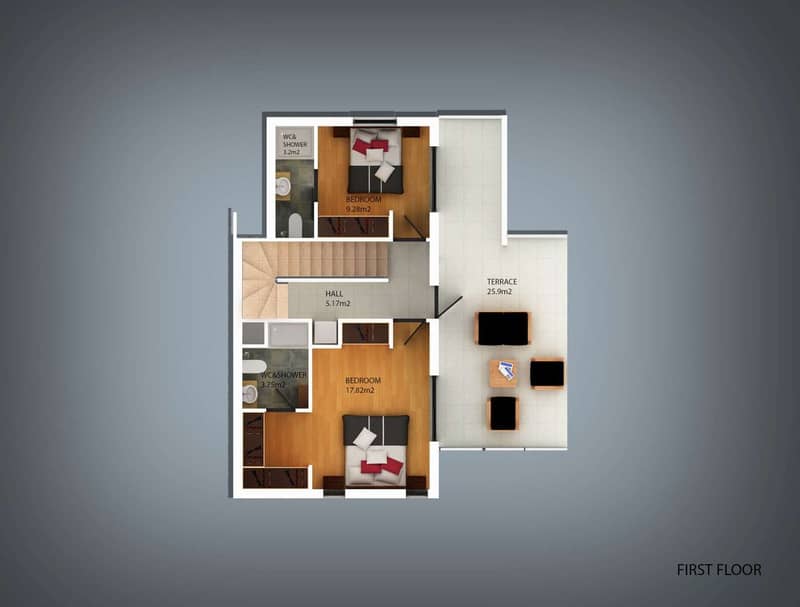 Spacious townhouse with terrace and pool in picturesque Lapta (41600) — photo 20