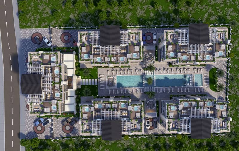 Роскошные квартиры с террасами от застройщика в комплексе, Искеле (002527) — фото 3