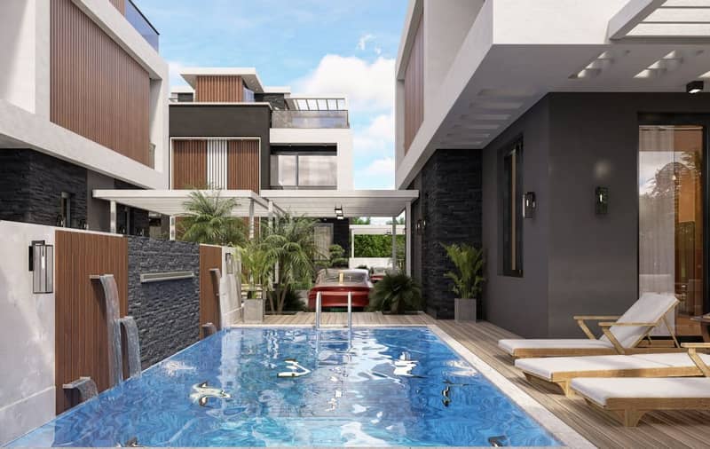 Luxury Villas 700 Meters from the Sea in a Complex in the Iskele Area (003527) — photo 28