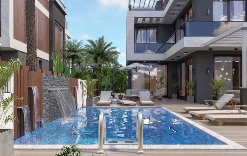 Luxury Villas 700 Meters from the Sea in a Complex in the Iskele Area (003527) — photo 17