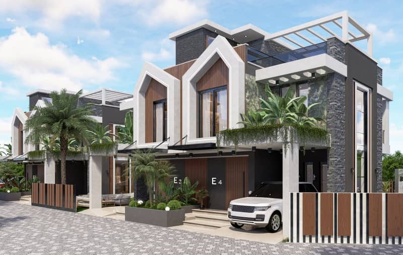 Luxury Villas 700 Meters from the Sea in a Complex in the Iskele Area (003527) — photo 40