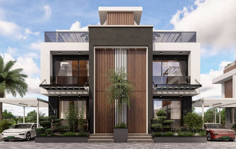 Luxury Villas 700 Meters from the Sea in a Complex in the Iskele Area (003527) — photo 26