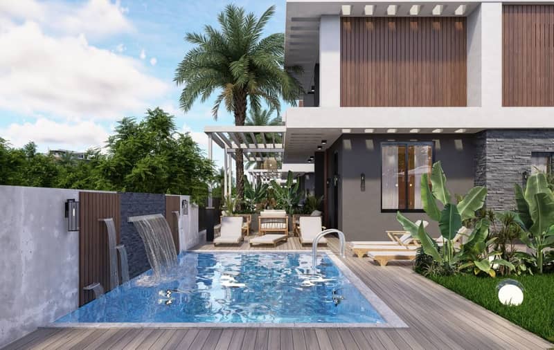 Luxury Villas 700 Meters from the Sea in a Complex in the Iskele Area (003527) — photo 34
