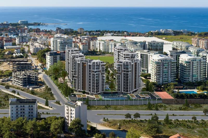 Квартира 1+1 с садом и джакузи в Махмутларе (42600) — фото 3
