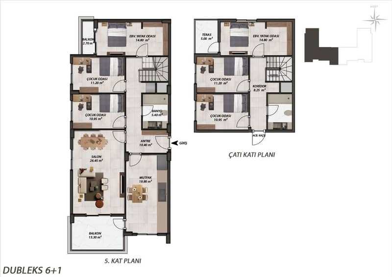Luxury Apartments with Sea View in Gazipasha (012480) — photo 6
