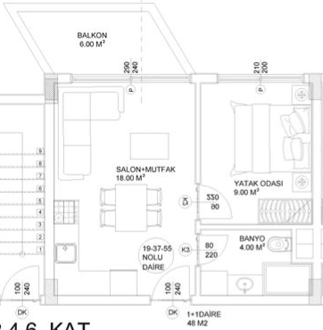 New 1-Bedroom Apartment from Investor (46100) — photo 13