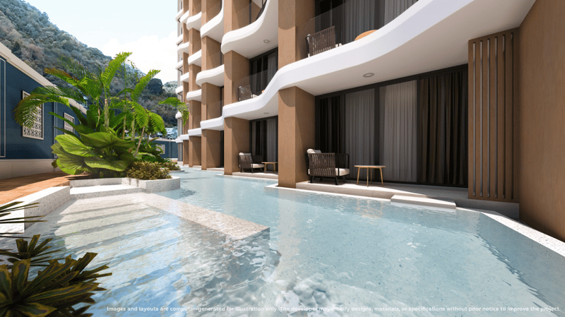 New Condominium with Hotel Management Near Karon Beach (001222) — photo 7