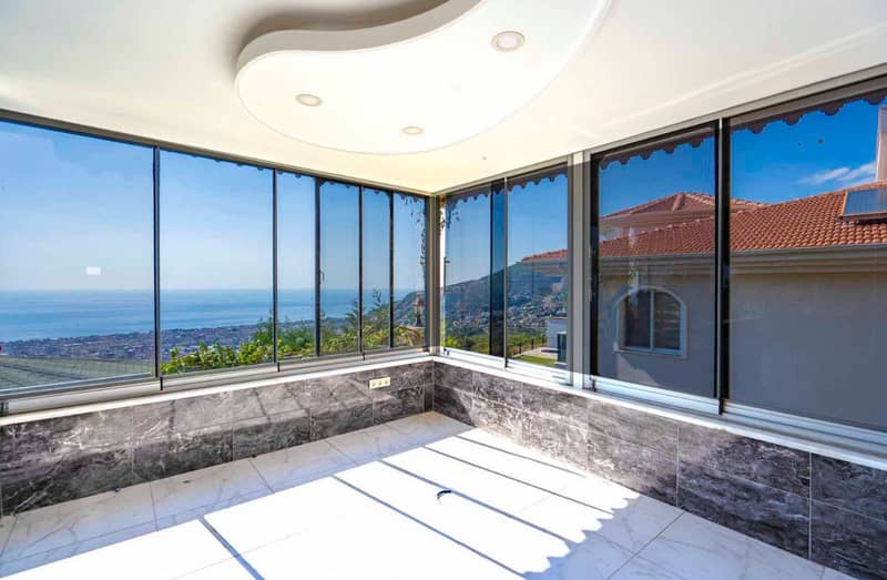 3+1 Villa with Sea and Alanya Castle Views (00200) — photo 13