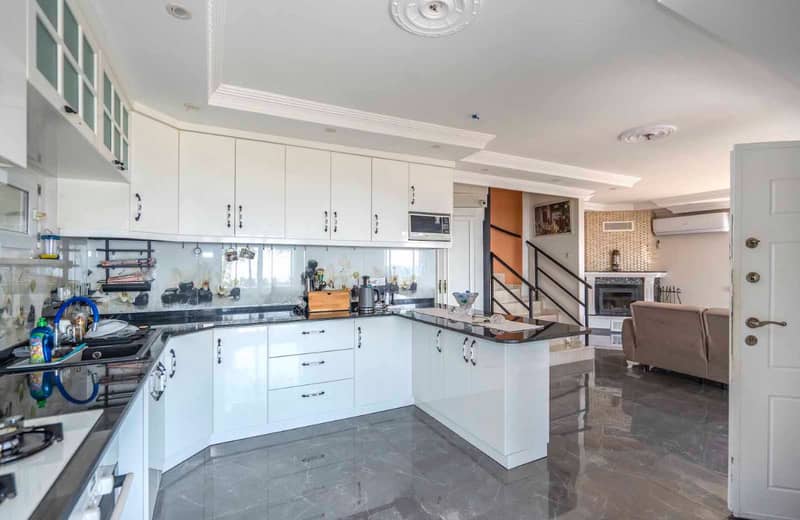 3+1 Villa with Sea and Alanya Castle Views (00200) — photo 12