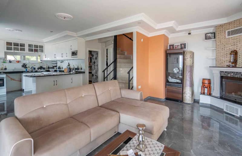 3+1 Villa with Sea and Alanya Castle Views (00200) — photo 9