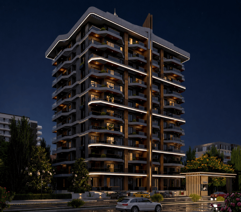 Premium residential complex on the first coastline in Mahmutlar district (00114) — photo 14
