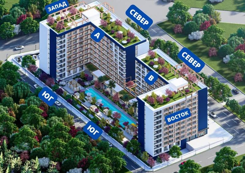 Квартира, Мерсин — фото 13
