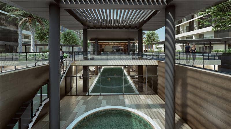Новая резиденция Al Mahra Residence с бассейном недалеко от центра Абу-Даби, ОАЭ — фото 12