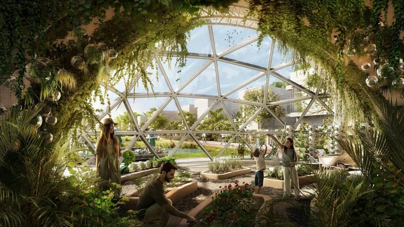 Резиденция The Sustainable City с бассейнами и центром верховой езды, Yas Island, Абу-Даби, ОАЭ — фото 7