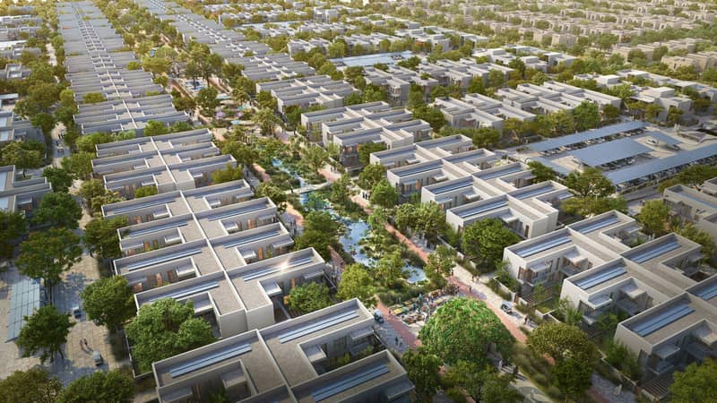 Резиденция The Sustainable City с бассейнами и центром верховой езды, Yas Island, Абу-Даби, ОАЭ — фото 8