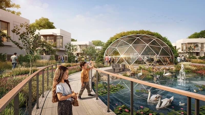 Резиденция The Sustainable City с бассейнами и центром верховой езды, Yas Island, Абу-Даби, ОАЭ — фото 6
