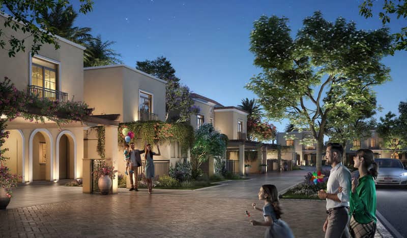 Резиденция Yas Park Views с бассейном и садами, Yas Island, Абу-Даби, ОАЭ — фото 9