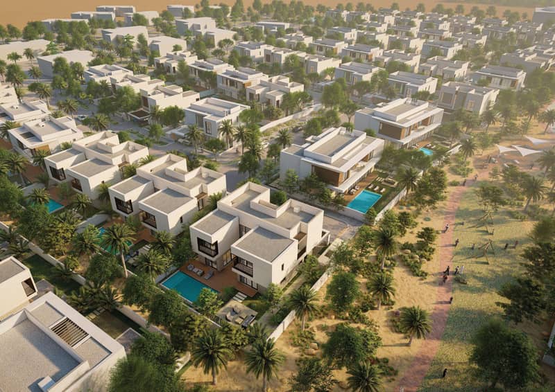 Aljurf Gardens — complex of villas by IMKAN with a beach, a marina and a water sports center in Ghadeer Al Tayr, Abu Dhabi — photo 21