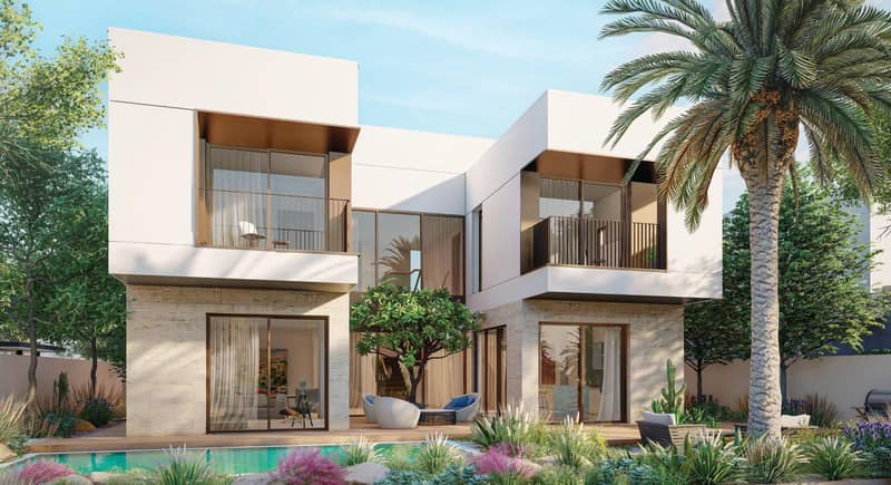Aljurf Gardens — complex of villas by IMKAN with a beach, a marina and a water sports center in Ghadeer Al Tayr, Abu Dhabi — photo 11
