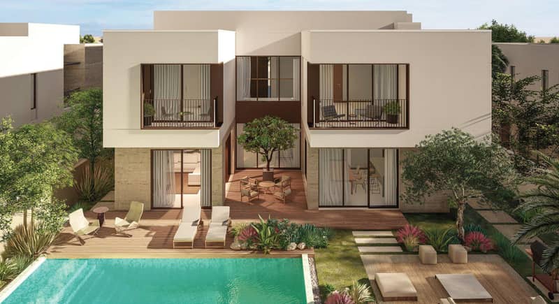 Aljurf Gardens — complex of villas by IMKAN with a beach, a marina and a water sports center in Ghadeer Al Tayr, Abu Dhabi — photo 16