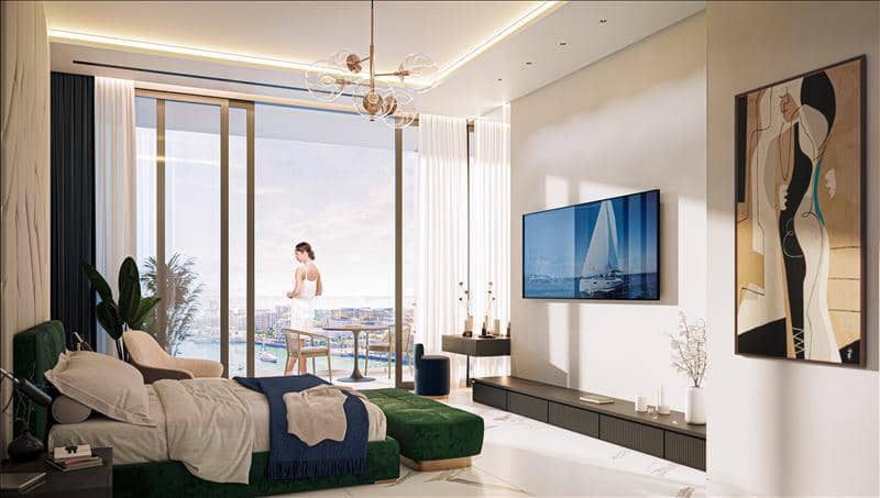 New complex of apartments Bay Residence with swimming pools and a shopping mall, Yas Island, Abu Dhabi, UAE — photo 15