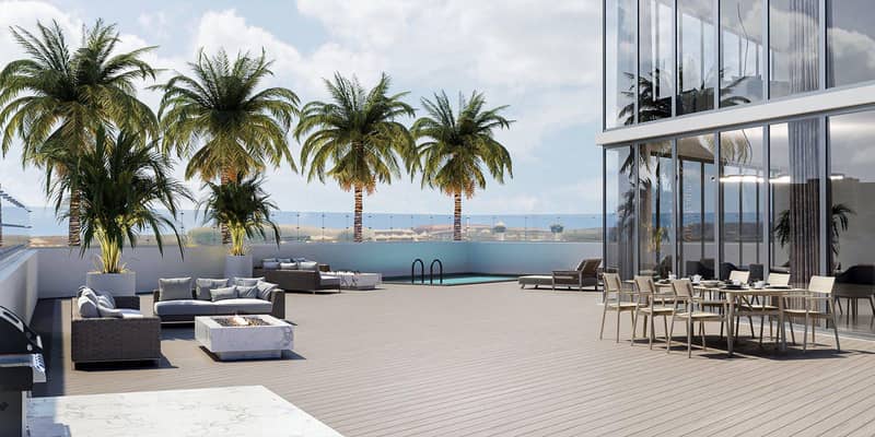 New complex of apartments Bay Residence with swimming pools and a shopping mall, Yas Island, Abu Dhabi, UAE — photo 25