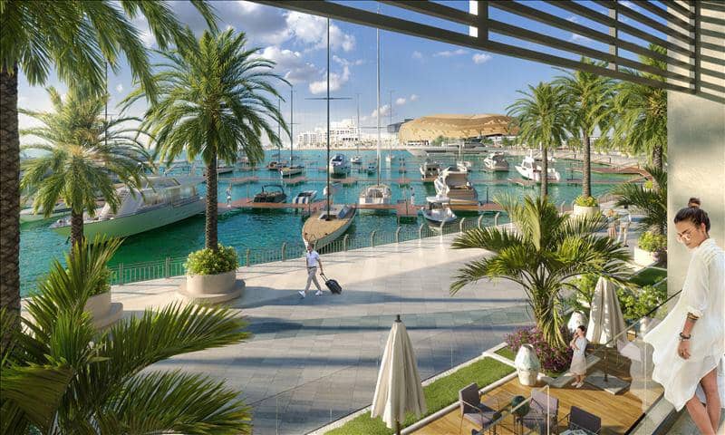 Новый комплекс таунхаусов и квартир Bay Residence с бассейнами рядом с гаванью, Yas Island, Абу-Даби, ОАЭ — фото 17