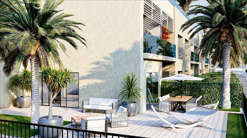 Новый комплекс таунхаусов и квартир Bay Residence с бассейнами рядом с гаванью, Yas Island, Абу-Даби, ОАЭ — фото 18
