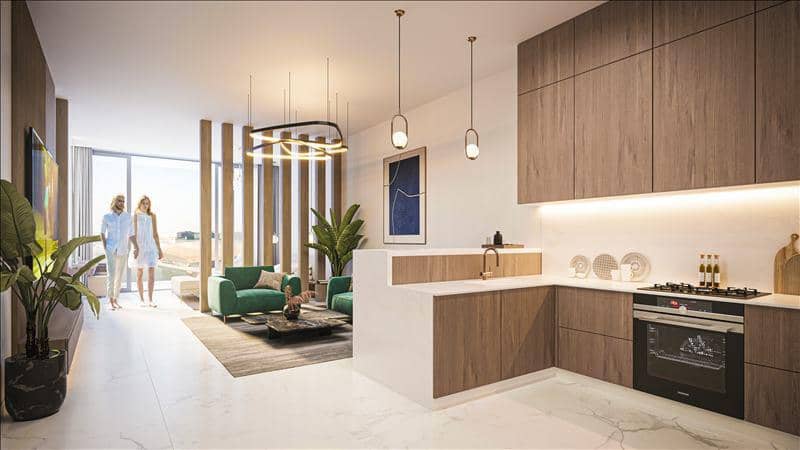 Новый комплекс таунхаусов и квартир Bay Residence с бассейнами рядом с гаванью, Yas Island, Абу-Даби, ОАЭ — фото 29