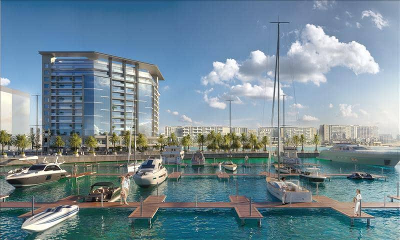 Новый комплекс таунхаусов и квартир Bay Residence с бассейнами рядом с гаванью, Yas Island, Абу-Даби, ОАЭ — фото 23