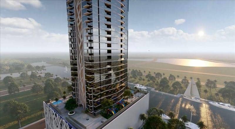 High-rise residence Renad Tower with swimming pools and a green area, Al Reem Island, Abu Dhabi, UAE — photo 17