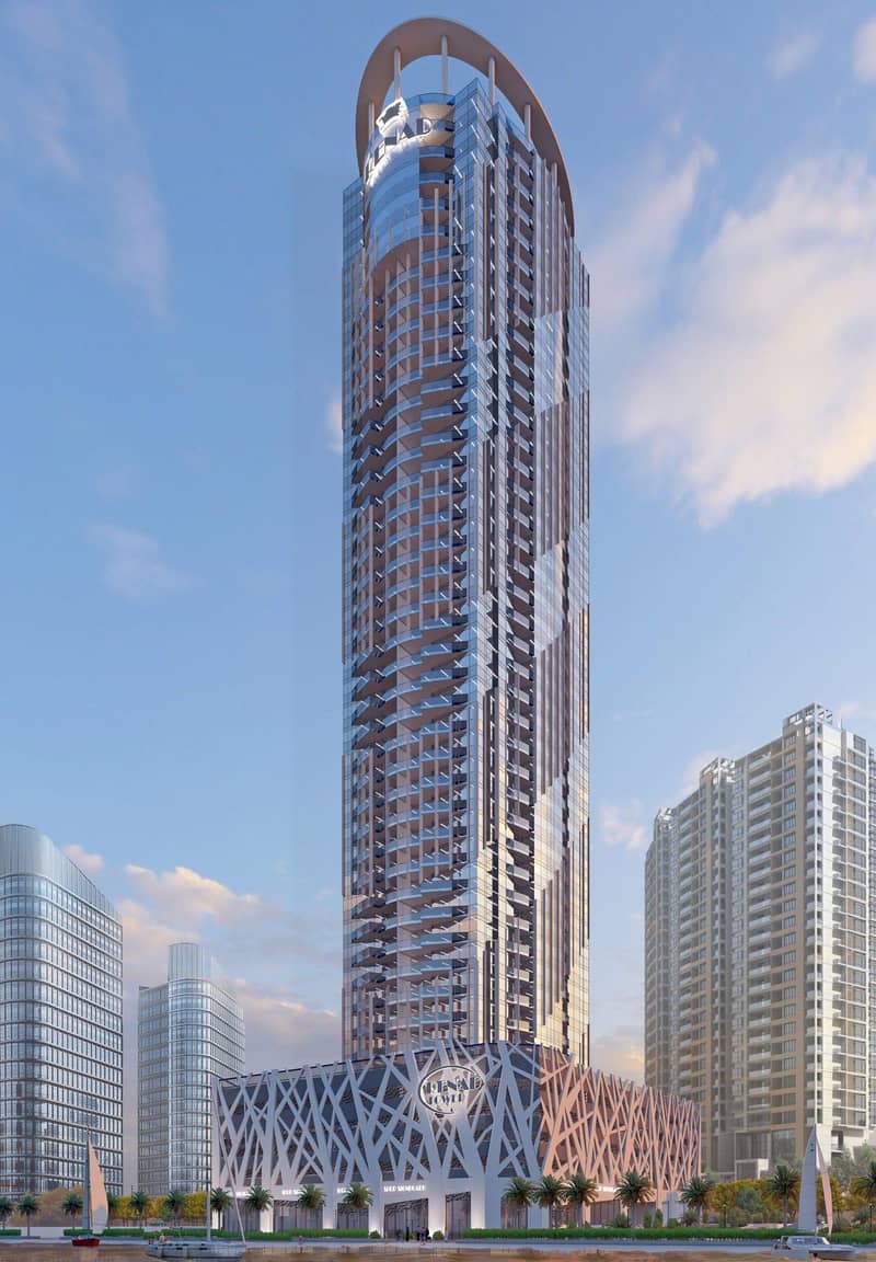 High-rise residence Renad Tower with swimming pools and a green area, Al Reem Island, Abu Dhabi, UAE — photo 16