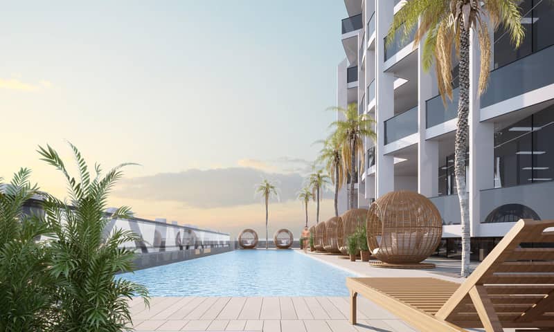 High-rise residence Renad Tower with swimming pools and a green area, Al Reem Island, Abu Dhabi, UAE — photo 3